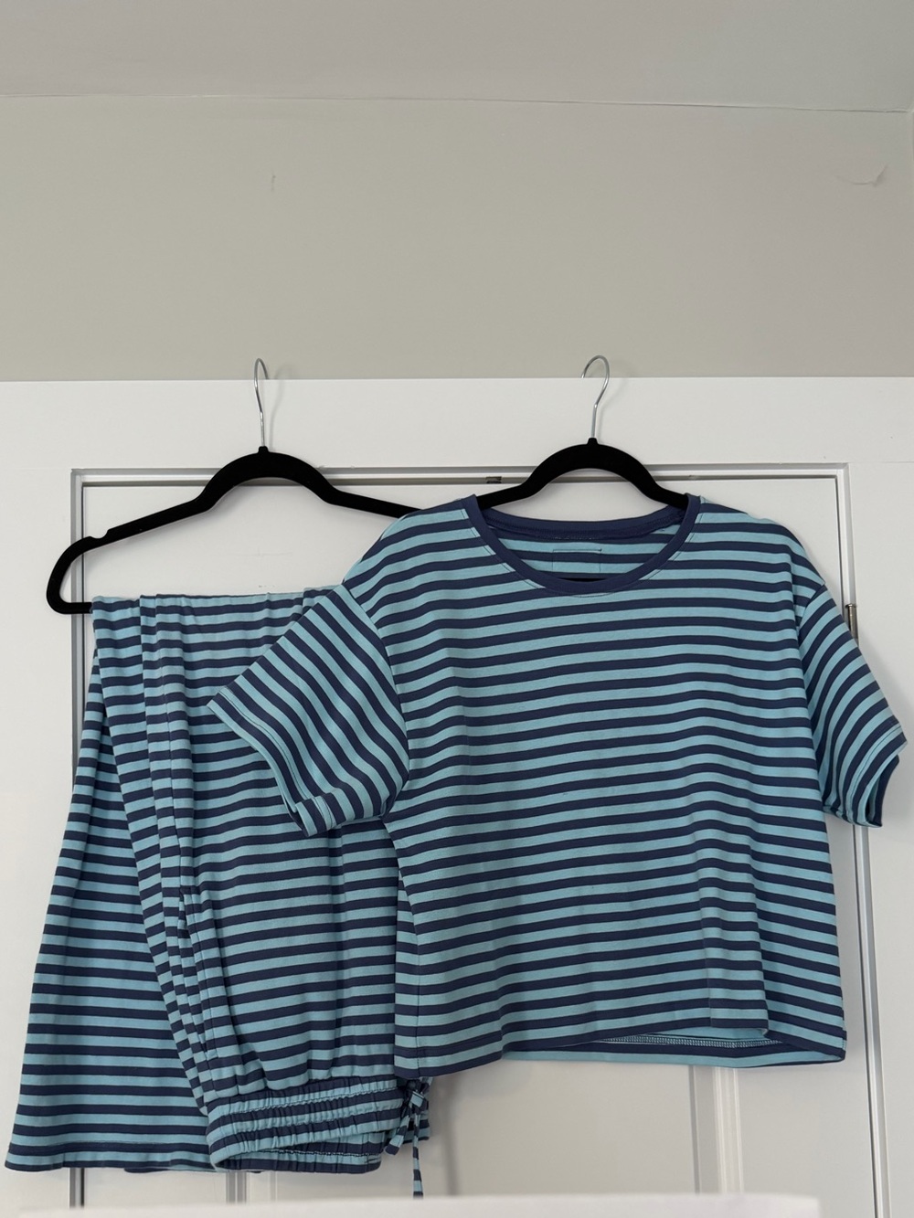daily drills malibu/navy striped SET
